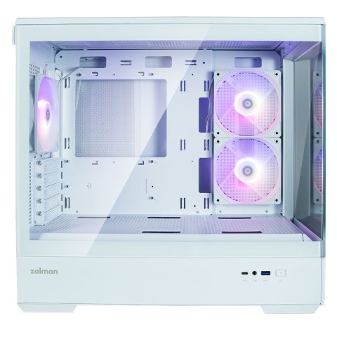 Obudowa P30 V2 MicroATX Mini Tower 3 FansRGB Biała Obudowa P30 V2 MicroATX Mini Tower 3 FansRGB Biała