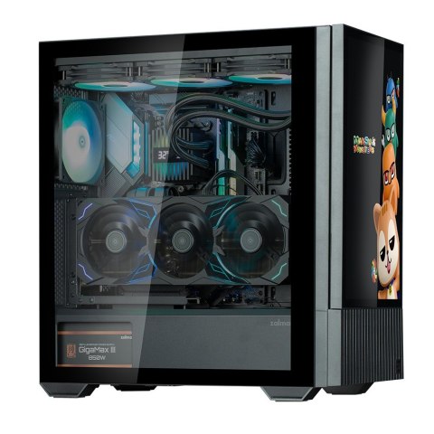Obudowa Z10DS Black ATX Mid Tower ARGB Fan Obudowa Z10DS Black ATX Mid Tower ARGB Fan