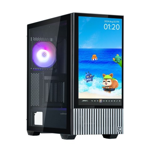 Obudowa Z10DS Black ATX Mid Tower ARGB Fan Obudowa Z10DS Black ATX Mid Tower ARGB Fan