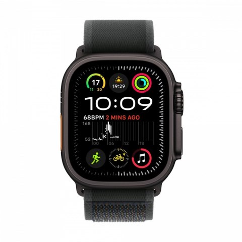 Watch Ultra 2 GPS + Cellular, koperta 49 mm z tytanu w kolorze czarnym z opaską Trial S/M w kolorze czarnym