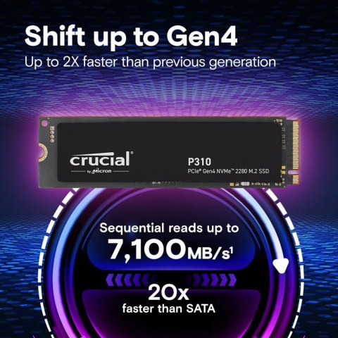 Dysk SSD P310 2TB M.2 NVMe PCIe 4.0 2280 7100/6000 Dysk SSD P310 2TB M.2 NVMe PCIe 4.0 2280 7100/6000