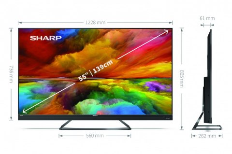 Telewizor QLED 55 cali 55EQ6EA UHD Android Telewizor QLED 55 cali 55EQ6EA UHD Android