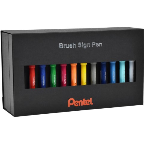 Zestaw pisaków do kaligrafii 36szt SES15C-ST36PL PENTEL Zestaw pisaków do kaligrafii 36szt SES15C-ST36PL PENTEL