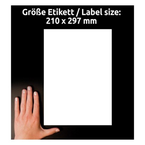Etykiety A4 foliowe (50 arkuszy) 210x297mm ULTRA RESISTANT B4775-50 AVERY ZWECKFORM Etykiety A4 foliowe (50 arkuszy) 210x297mm ULTRA RESISTANT B4775-50 AVERY ZWECKFORM