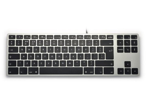 Klawiatura aluminiowa Mac Tenkeyless RGB szara Klawiatura aluminiowa Mac Tenkeyless RGB szara