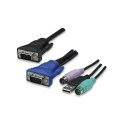 Przełącznik KVM 8-portowy USB/PS2 z OSD, rackowy