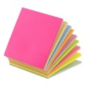 Bloczek samoprzylepny 75x75mm 9x25kartek MAGIC NEON 110516 D.RECT