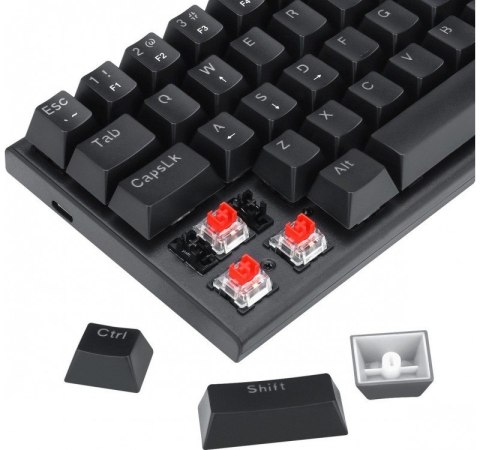 Klawiatura mechaniczna CAIRON GK-081 podświetlenie RGB Czarna Klawiatura mechaniczna CAIRON GK-081 podświetlenie RGB Czarna