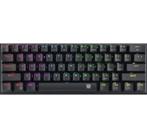 Klawiatura mechaniczna CAIRON GK-081 podświetlenie RGB Czarna Klawiatura mechaniczna CAIRON GK-081 podświetlenie RGB Czarna