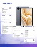Tablet A11 Pro 4G 11" 8/128GB szary z ładowarką