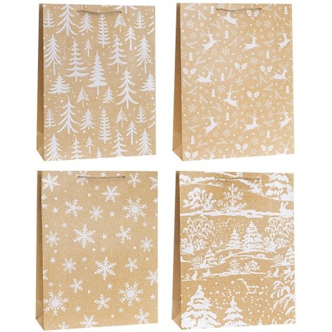 Torebka ozdobna TBN-23091-GL-A5 18x24x8cm (12szt) ROZETTE Torebka ozdobna TBN-23091-GL-A5 18x24x8cm (12szt) ROZETTE