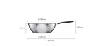 Wok z powłoką ceramiczną Functional Form 28cm 1072313