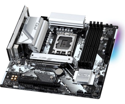 Płyta główna B760M Pro RS s1700 4DDR5 DP/HDMI mATX Płyta główna B760M Pro RS s1700 4DDR5 DP/HDMI mATX