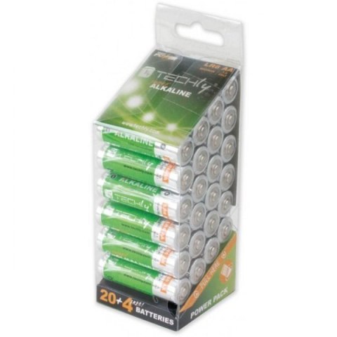 Baterie alkaliczne LR06 AA 24szt, (IBT-LR06T24B) Baterie alkaliczne LR06 AA 24szt, (IBT-LR06T24B)