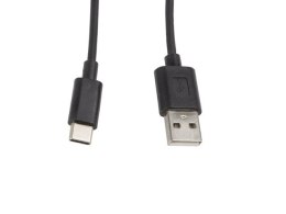 Kabel USB-C -> USB-A M/M 1M 2.0 czarny