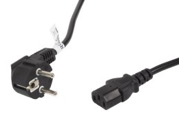 Kabel zasilający CEE 7/7 - IEC 320 C13 VDE 5M czarny