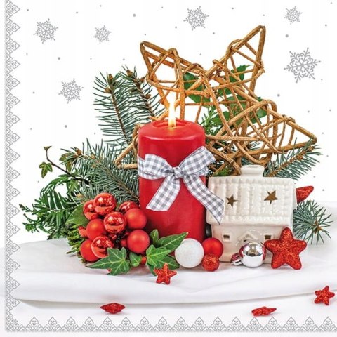 Serwetki świąteczne AHA 33x33cm BN-111 Serwetki świąteczne AHA 33x33cm BN-111