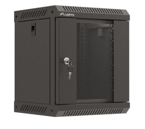 Szafa instalacyjna rack wisząca 10 cali 6U 300x300 czarna Szafa instalacyjna rack wisząca 10 cali 6U 300x300 czarna