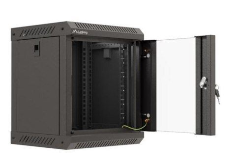 Szafa instalacyjna rack wisząca 10 cali 6U 300x300 czarna Szafa instalacyjna rack wisząca 10 cali 6U 300x300 czarna