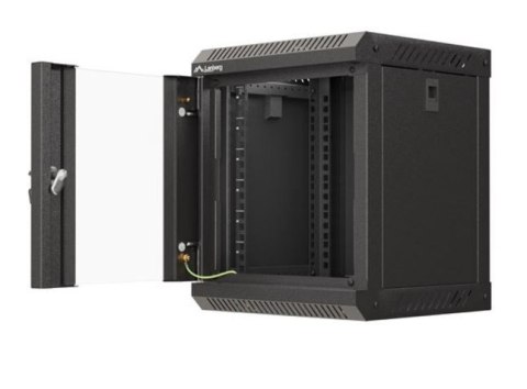 Szafa instalacyjna rack wisząca 10 cali 6U 300x300 czarna Szafa instalacyjna rack wisząca 10 cali 6U 300x300 czarna
