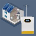 Hybrydowy inwerter solarny Off-Grid 6.2kVA | 6.2W | 120A | MPPT |LCD | BMS | Sinus