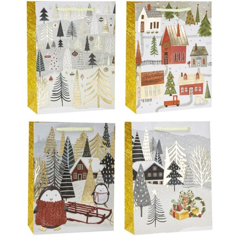 Torebka ozdobna TBN-23090-HS-A5 18x24x8cm (12szt) ROZETTE Torebka ozdobna TBN-23090-HS-A5 18x24x8cm (12szt) ROZETTE