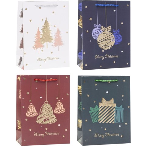 Torebka prezentowa A3 31x40x12cm BOŻE NARODZENIE TBN-24132-HS-A3 ROZETTE Torebka prezentowa A3 31x40x12cm BOŻE NARODZENIE TBN-24132-HS-A3 ROZETTE
