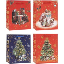 Torebka prezentowa A5 18x32x8cm BOŻE NARODZENIE TBN-24181-HS-A5 ROZETTE