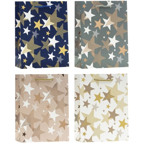 Torebka ozdobna TG-22056-A4-HS 26x32x10cm (12szt) ROZETTE Torebka ozdobna TG-22056-A4-HS 26x32x10cm (12szt) ROZETTE