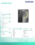 Smartfon GALAXY S24+ 5G 12/256 GB Czarny