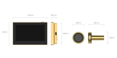 Wideodomofon HP2 Golden Wideodomofon HP2 Golden