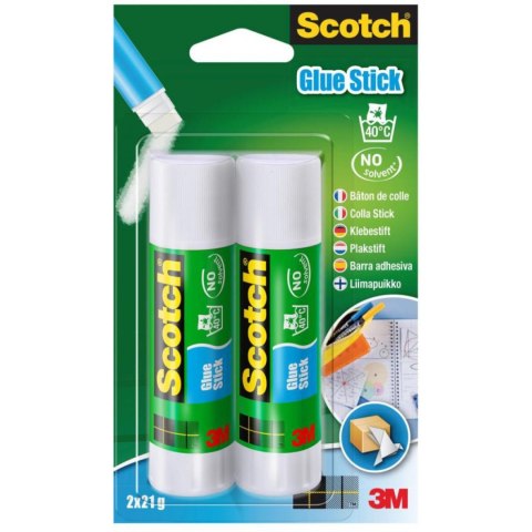 Klej w sztyfcie SCOTCH 21g. (2szt.) blister 00829495 3M Klej w sztyfcie SCOTCH 21g. (2szt.) blister 00829495 3M