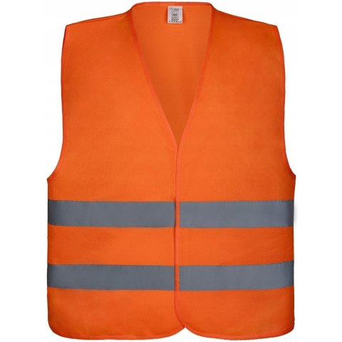 Kamizelka ostrzegawcza pomarańczowa r.XXXL (58x67cm) BULK Kamizelka ostrzegawcza pomarańczowa r.XXXL (58x67cm) BULK