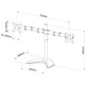 Uchyt L-21N do 2 monitorów LED/LCD 13-27 cali