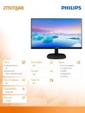 Monitor 27 273V7QJAB IPS HDMI DP Głośniki