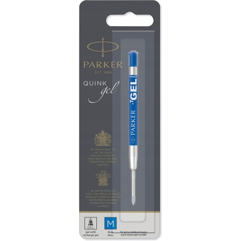 Wkład żelowy do długopisu 0,7mm niebieski PARKER 1950346 Wkład żelowy do długopisu 0,7mm niebieski PARKER 1950346