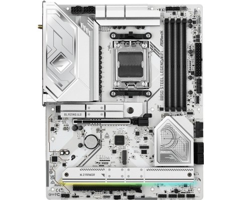 Płyta główna B850 Steel Legend WiFi AM5 4DDR5 ATX Płyta główna B850 Steel Legend WiFi AM5 4DDR5 ATX
