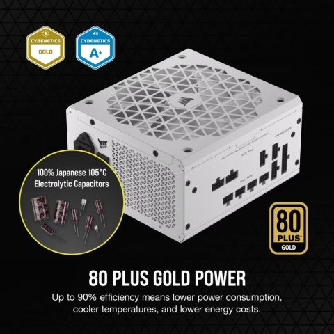 Zasilacz RM750X SHIFT 80+ GOLD ATX WHITE Zasilacz RM750X SHIFT 80+ GOLD ATX WHITE