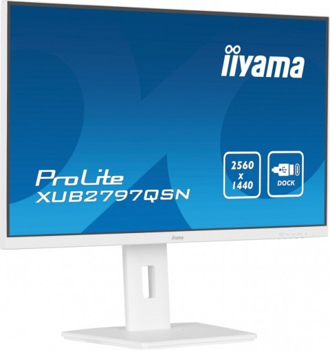 Monitor 27 cali XUB2797QSN-W2 IPS,QHD,USB-c Dock,HDMI,DP,PD-65W,2x2W, 4xUSB(3.2),300cd/m2,80M:1,sRGB:99%/5y/