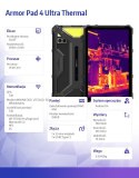 Tablet Armor Pad 4 Ultra Thermal 5G 10.36" 8/256GB IP69K termowizja Czarny