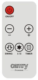 Termowentylator kolumnowy ceramiczny LCD CR 7722, timer, pilot