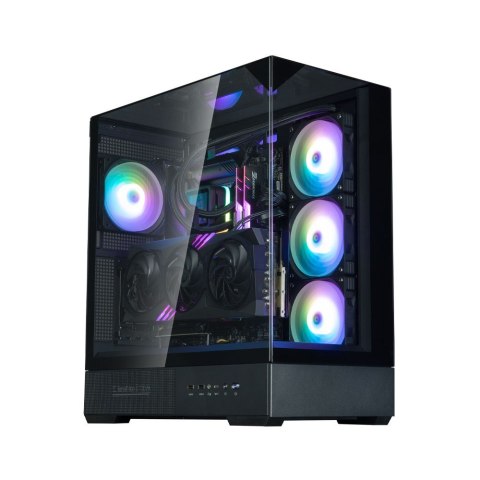 Obudowa P40 Prism Mid-Tower szkło hartowane czarna Obudowa P40 Prism Mid-Tower szkło hartowane czarna