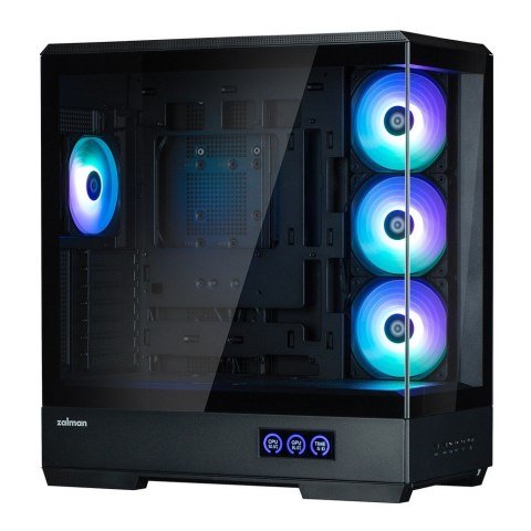 Obudowa P50 DS Mid-Tower 4 wentylatory ARGB czarna Obudowa P50 DS Mid-Tower 4 wentylatory ARGB czarna