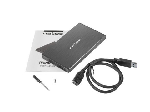 Kieszeń zewnętrzna HDD/SSD Sata Rhino Go 2,5'' USB 3.0 Kieszeń zewnętrzna HDD/SSD Sata Rhino Go 2,5'' USB 3.0