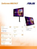 Monitor 27 cali MB27ACF ZEN SC IPS QHD100Hz USB-C HDMI