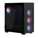 Obudowa S5 NEO Black ATX Mid Tower FRGB Fan x4