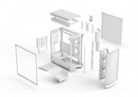 Obudowa Meshify 3 Ambience ProRGB White TG Clear Obudowa Meshify 3 Ambience ProRGB White TG Clear