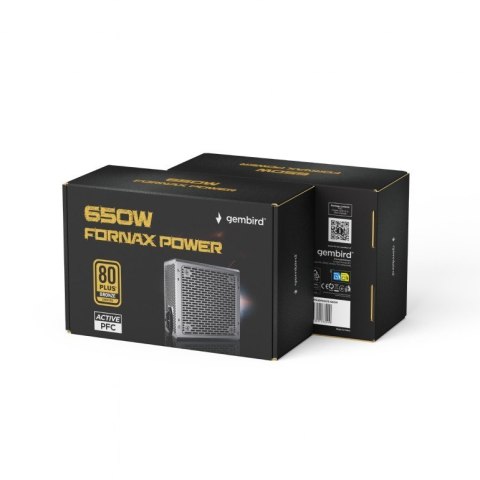 Zasilacz komputerowy Fornax Power 750W 80+Bronze aktywny PFC 120mm wentylator 10-pak Zasilacz komputerowy Fornax Power 750W 80+Bronze aktywny PFC 120mm wentylator 10-pak
