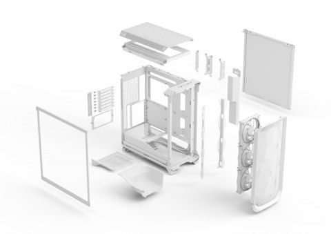 Obudowa Meshify 3 White RGB TG Light Tint