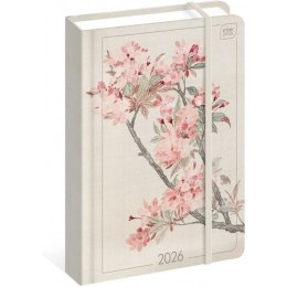 Kalendarz książkowy 2026 A5 384 Mat+UV Cherry INTERDRUK